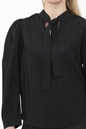 SCOTCH & SODA-Γυναικείο τοπ SCOTCH & SODA Voluminous sleeved top μαύρο