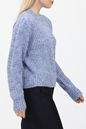 SCOTCH & SODA-Γυναικείο πουλόβερ SCOTCH & SODA Loose fit crewneck pullover μπλε 