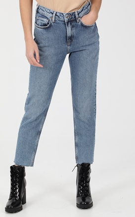 SCOTCH & SODA-Γυναικείο jean παντελόνι SCOTCH & SODA 5 pocket high rise slim fit μπλε