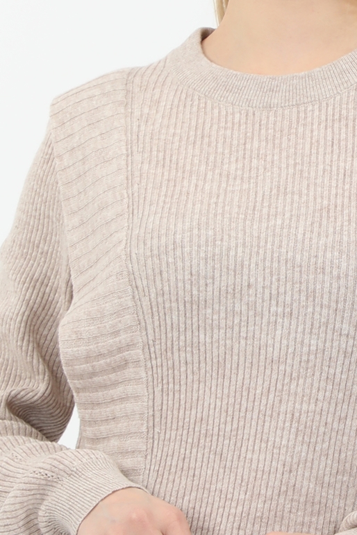 SCOTCH & SODA-Γυναικεία πλεκτή μπλούζα SCOTCH & SODA Knit with shoulder detail εκρού