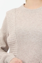 SCOTCH & SODA-Γυναικεία πλεκτή μπλούζα SCOTCH & SODA Knit with shoulder detail εκρού