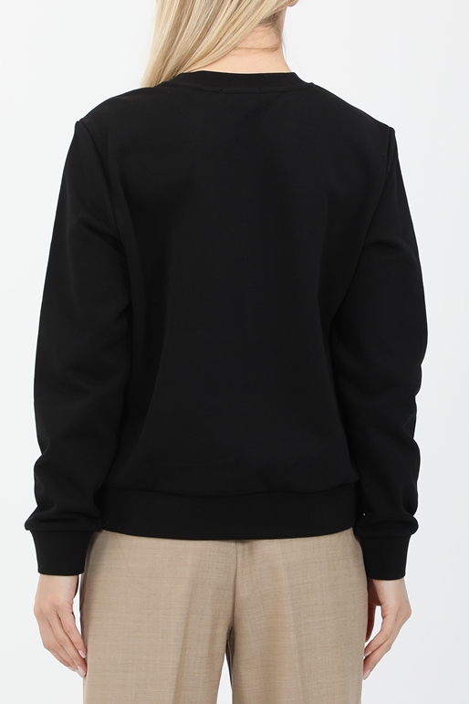 SCOTCH & SODA-Γυναικεία φούτερ μπλούζα SCOTCH & SODA Regular fit crewneck μαύρη