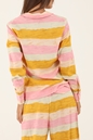 SCOTCH & SODA-Γυναικείο πουκάμισο SCOTCH & SODA 165849 Regular fit bold-striped ροζ κίτρινο