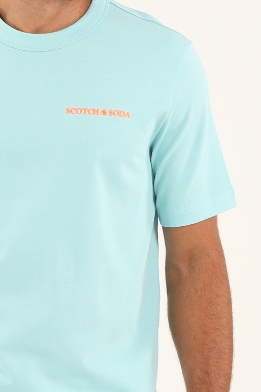 SCOTCH & SODA-Ανδρικό t-shirt SCOTCH & SODA 166064 φούξια