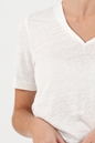 SCOTCH & SODA-Γυναικεία λινή μπλούζα SCOTCH & SODA λευκή