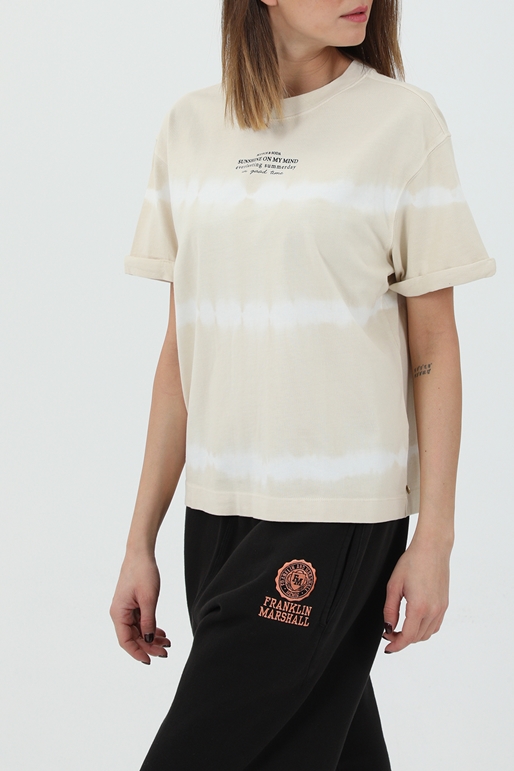 SCOTCH & SODA-Γυναικείο t-shirt SCOTCH & SODA εκρού