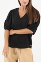 SCOTCH & SODA-Γυναικεία μπλούζα SCOTCH & SODA 166241 Easy tunic top μαύρη