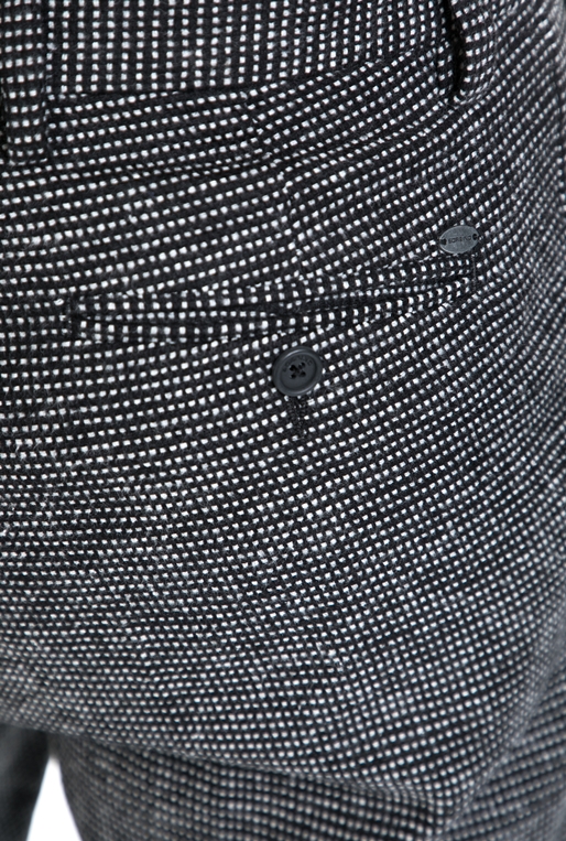 SORBINO-Ανδρικό παντελόνι AMERICA SORBINO άσπρο μαύρο