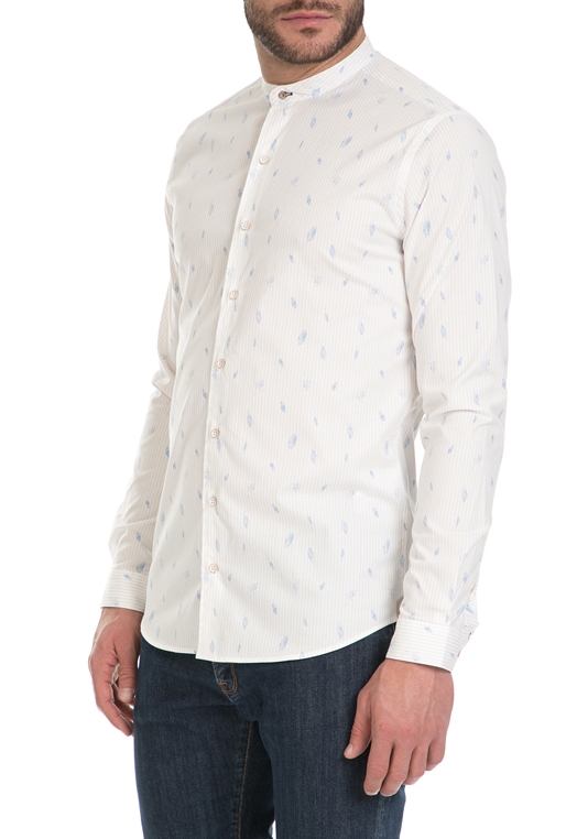 SSEINSE-Ανδρικό πουκάμισο COREANA SSEINSE λευκό 