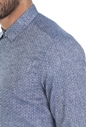 SSEINSE-Ανδρικό πουκάμισο SSEINSE μπλε 