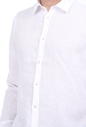 SSEINSE-Ανδρικό λινό πουκάμισο SSEINSE λευκό