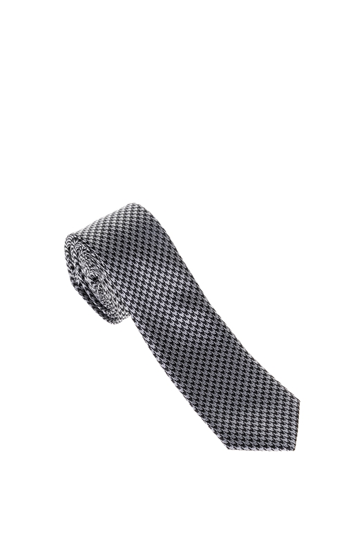 SSEINSE-Αντρική γραβάτα CRAVATTA SSEINSE μαύρη-γκρι  