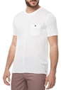 SSEINSE-Ανδρική κοντομάνικη μπλούζα SSEINSE λευκή 