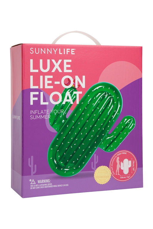SUNNYLIFE-Στρώμα θαλάσσης SUNNYLIFE Lie-On Float Cactus 