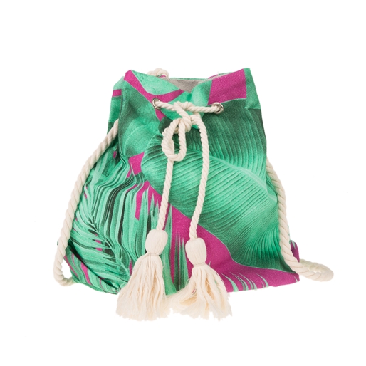SUN OF A BEACH-Γυναικεία τσάντα SUN OF A BEACH BUCKET BAG πράσινη ροζ