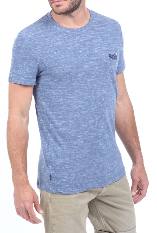 SUPERDRY-Ανδρικό t-shirt SUPERDRY OL VINTAGE μπλε