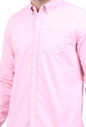 SUPERDRY-Ανδρικό πουκάμισο SUPERDRY CLASSIC UNIVERSITY OXFORD ροζ