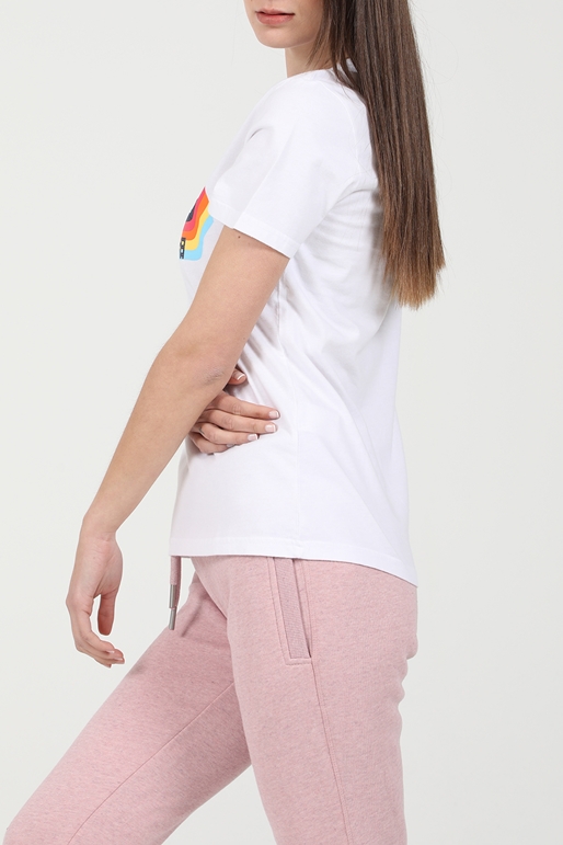 SUPERDRY-Γυναικείο t-shirt SUPERDRY VL ροζ