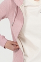 SUPERDRY-Γυναικεία φούτερ ζακέτα SUPERDRY OVIN VINTAGE LOGO EMB ZIPHOOD ροζ