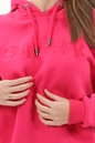 SUPERDRY-Γυναικεία φούτερ μπλούζα SUPERDRY SD0APW2011161A000000 CL SOURCE φούξια