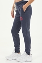 SUPERDRY-Γυναικείο παντελόνι φόρμας SUPERDRY SD0APW7010552A000000 T&F JOGGER μπλε