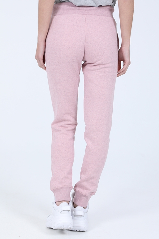 SUPERDRY-Γυναικείο παντελόνι φόρμας SUPERDRY OVIN VINTAGE LOGO EMB JOGGER ροζ
