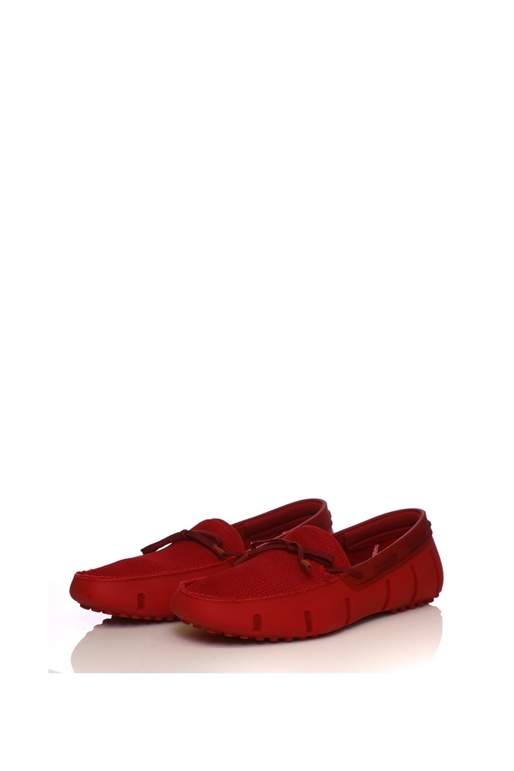 SWIMS-Ανδρικά μοκασίνια SWIMS LACE LOAFER DRIVER κόκκινα 