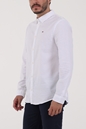TOMMY HILFIGER-Ανδρικό πουκάμισο TOMMY HILFIGER SLIM STRETCH OXFORD λευκό