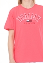 TOMMY HILFIGER-Γυναικεία μπλούζα TOMMY HILFIGER RELAXED COLLEGE LOGO ροζ