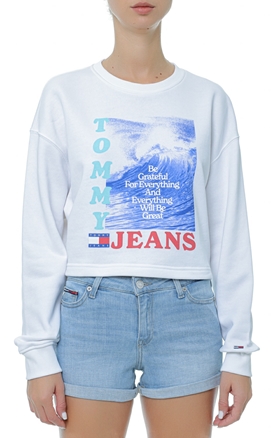TOMMY JEANS-Bluza cu imprimeu decorativ