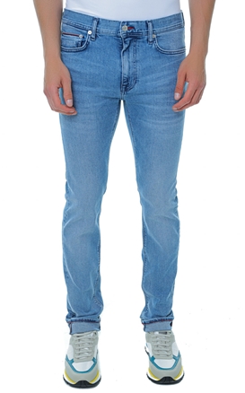 TOMMY HILFIGER-Jeans slim fit cu aspect decolorat