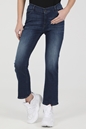 TRUSSARDI-Γυναικείο jean παντελόνι 5 POCKET KICK DENIM FLAMES μπλε