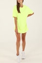 UGG -Γυναικείο mini μακό φόρεμα UGG 1126475 Zoey T-Shirt Dress κίτρινο φλούο