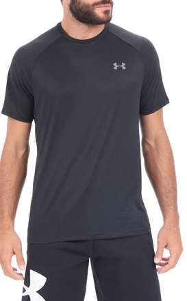 UNDER ARMOUR-Ανδρικό αθλητικό t-shirt UNDER ARMOUR Tech 2.0 SS Tee μαύρο