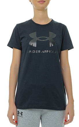 UNDER ARMOUR-Γυναικείο t-shirt UNDER ARMOUR 1356305 12458170 Live Sportstyle Graph μπλε