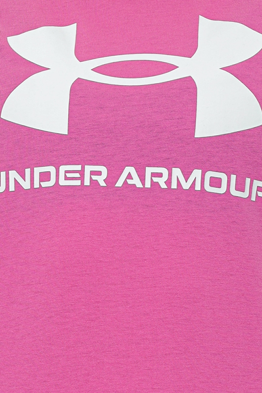 UNDER ARMOUR-Γυναικείο t-shirt UNDER ARMOUR 1356305 Live Sportstyle Graphic SSC φούξια