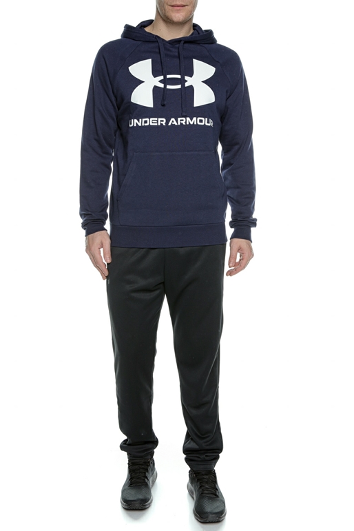 UNDER ARMOUR-Ανδρική φούτερ μπλούζα UNDER ARMOUR 1357093 UA Rival Fleece Big Logo μπλε