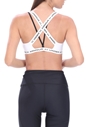 UNDER ARMOUR-Γυναικείο αθλητικό μπουστάκι UNDER ARMOUR Crossback Low λευκό