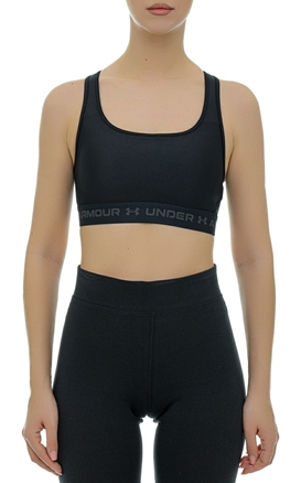 UNDER ARMOUR-Γυναικείο μπουστάκι UNDER ARMOUR 1361034 UA Crossback Mid Bra μαύρο