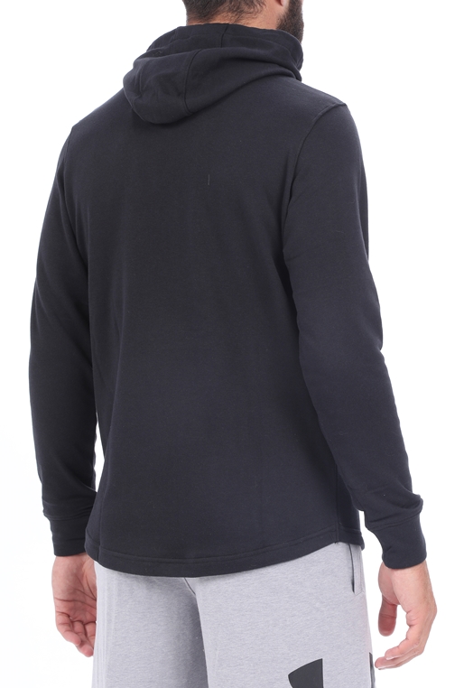 UNDER ARMOUR-Ανδρική φούτερ μπλούζα UNDER ARMOUR RIVAL TERRY BIG LOGO μαύρη