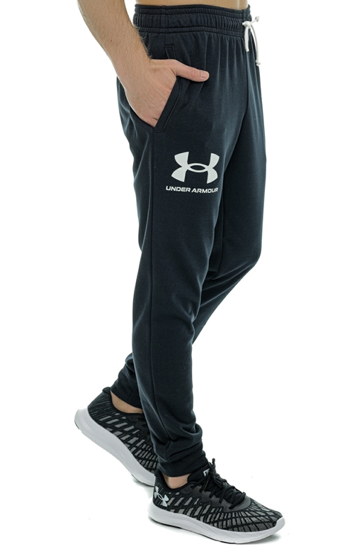 UNDER ARMOUR-Ανδρικό παντελόνι φόρμας UNDER ARMOUR RIVAL TERRY JOGGER μαύρο