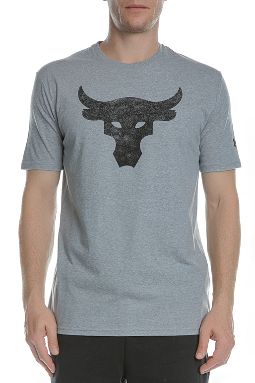 UNDER ARMOUR-Ανδρικό t-shirt UNDER ARMOUR Pjt Rock Brahma Bull SS T-S γκρι