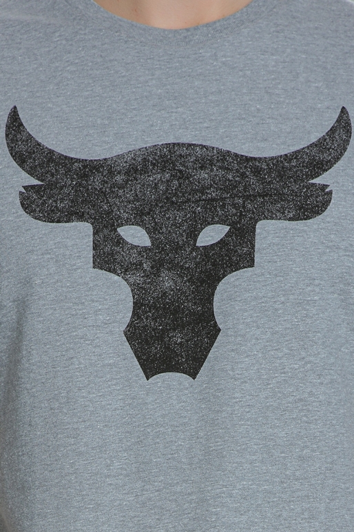 UNDER ARMOUR-Ανδρικό t-shirt UNDER ARMOUR Pjt Rock Brahma Bull SS T-S γκρι