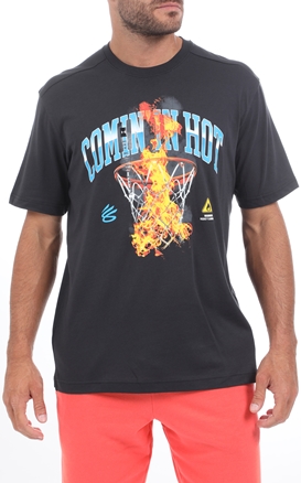 UNDER ARMOUR-Ανδρικό t-shirt UNDER ARMOUR CURRY COMING IN HOT μαύρο