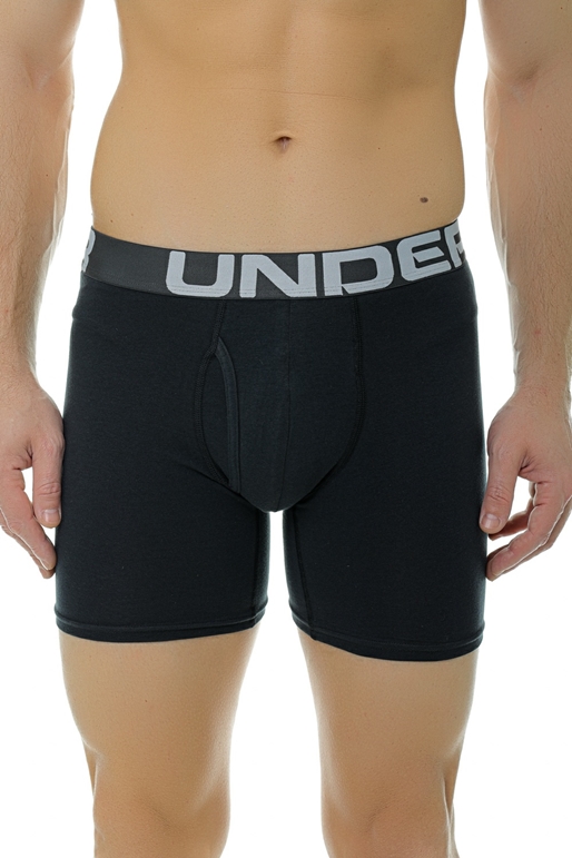 UNDER ARMOUR-Ανδρικό σετ από 3 εσώρουχα boxer UNDER ARMOUR 1363617 UA Charged Cotton μαύρα