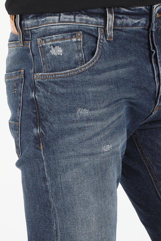 UNIFORM-Ανδρικό jean παντελόνι UNIFORM BARNEY μπλε