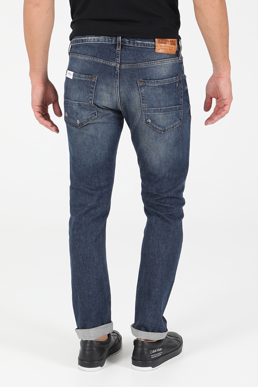 UNIFORM-Ανδρικό jean παντελόνι UNIFORM BARNEY μπλε