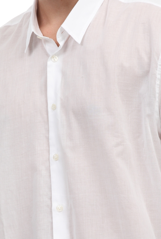 VILEBREQUIN-Ανδρικό πουκάμισο VILEBREQUIN CARACAL λευκό
