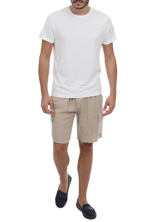 VILEBREQUIN-Ανδρική μπλούζα VILEBREQUIN STAF TS λευκή