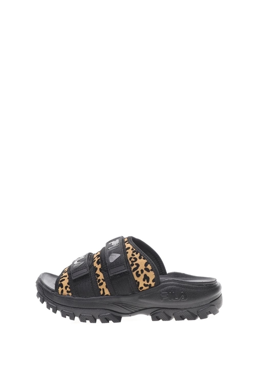 fila leopard slides